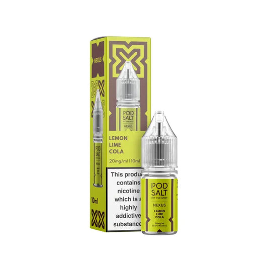 Lemon Lime Cola Ice Nicotine Salt 10ml by Pod Salt Nexus