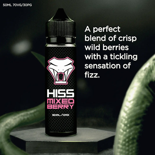 Mixed Berry E-Liquid by Hiss