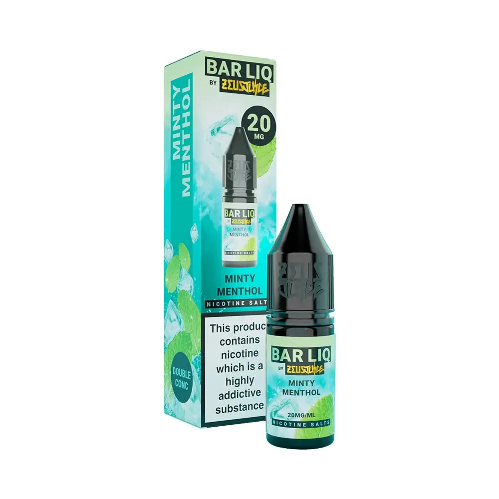 Minty Menthol Bar Liq Nic Salt by Zeus Juice Zeus Juice