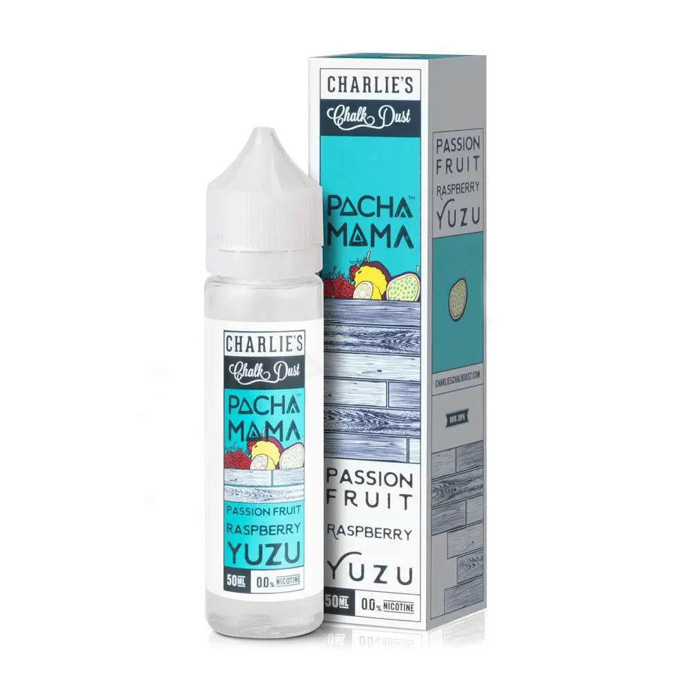 PASSION FRUIT RASPBERRY YUZU E-LIQUID BY CHARLIE'S CHALK DUST PACHA MAMA - TidalVape