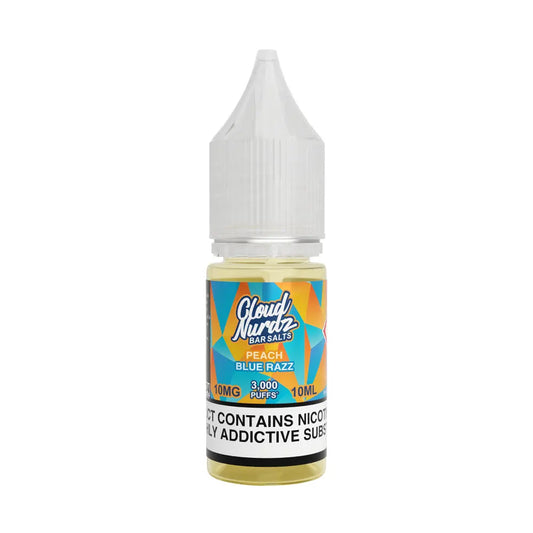 Peach Blue Razz 10ml Nic salt by Cloud Nurdz