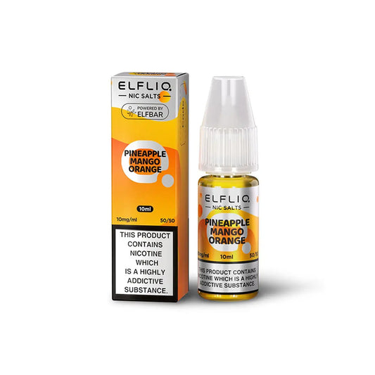 Pineapple Mango Orange Nic salt E-liquid by Elf Bar Elfliq