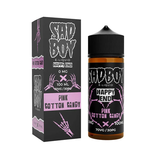 Pink Cotton Candy 100ml Shortfill by Sadboy