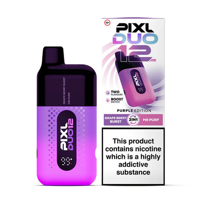 Pixl Duo 12 6k Disposable Vape Kit Pixl