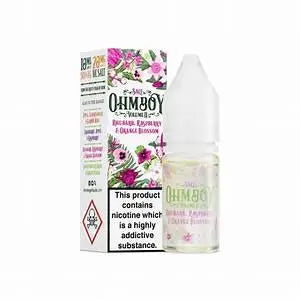 RHUBARB RASPBERRY & ORANGE BLOSSOM NIC SALT E-LIQUID BY OHM BOY VOLUME || - TidalVape