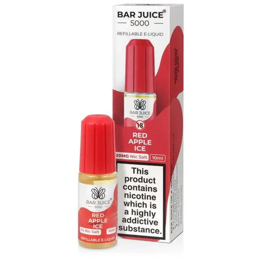 Red Apple Ice Nic Salt E-liquid by Bar Juice 5000