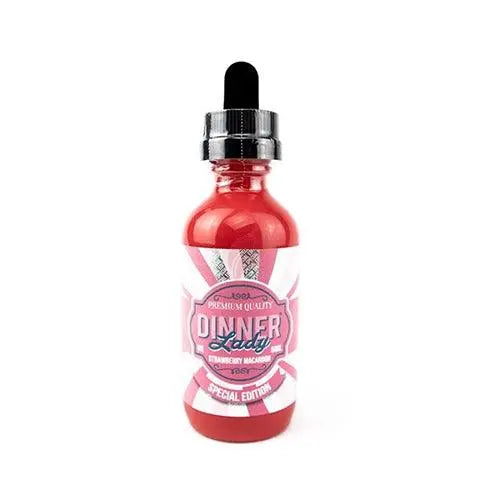 STRAWBERRY MACAROON E-LIQUID BY DINNER LADY 50ML