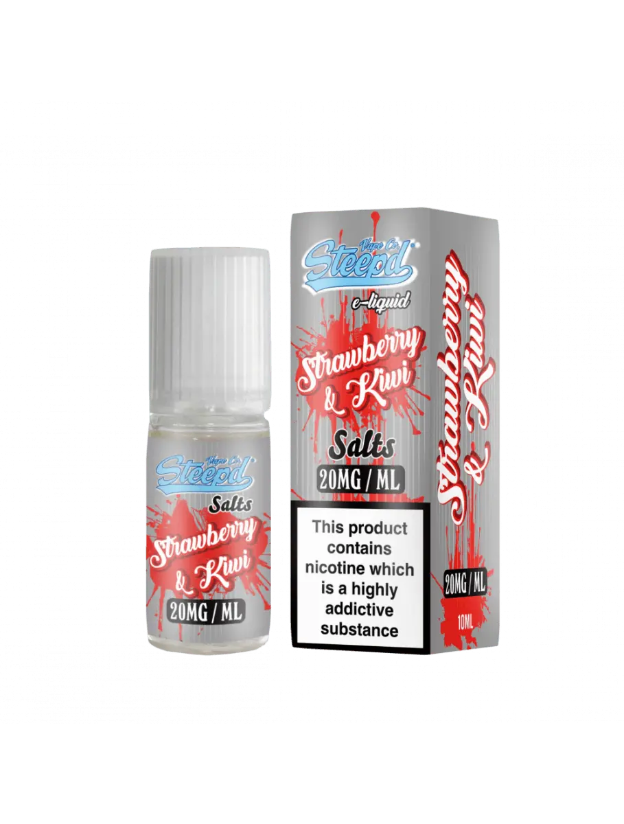 STRAWBERRY & KIWI NIC SALT E-LIQUID BY STEEPD - TidalVape