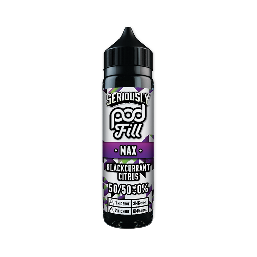 Blackcurrant Citrus Seriously Pod fill Max 40ml Shortfill