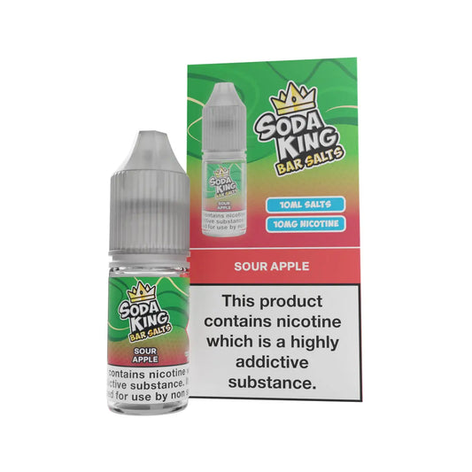 Sour Apple 10ml Nic Salt by Soda King