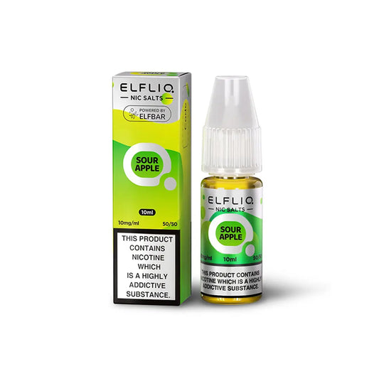 Sour Apple Nic salt E-liquid by Elf Bar Elfliq