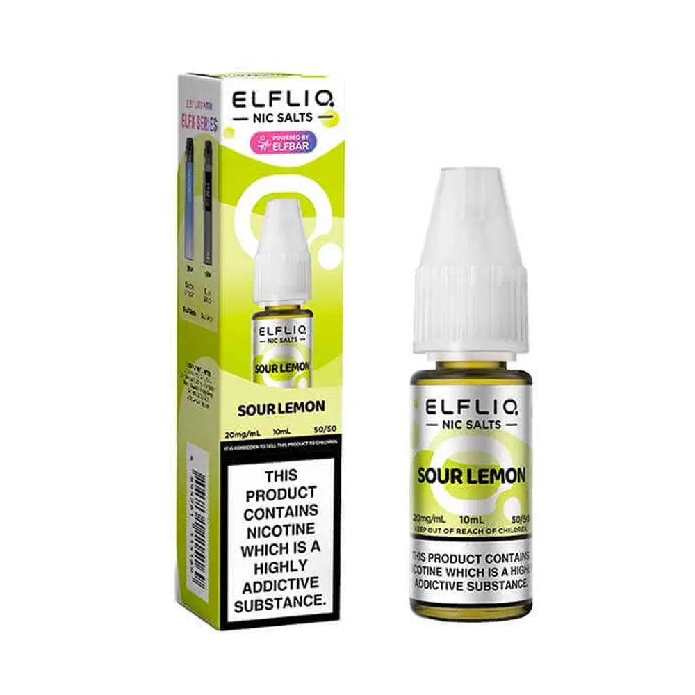 Sour Lemon Nic salt E-liquid by Elf Bar Elfliq Elf Bar