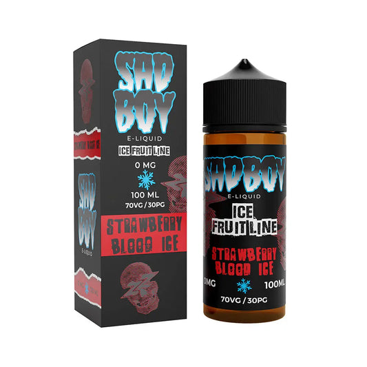 Strawberry Blood Ice 100ml Shortfill by Sadboy