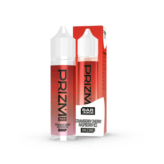 Strawberry Cherry Raspberry Ice 50ml Shortfill by Prizm Bar Juice