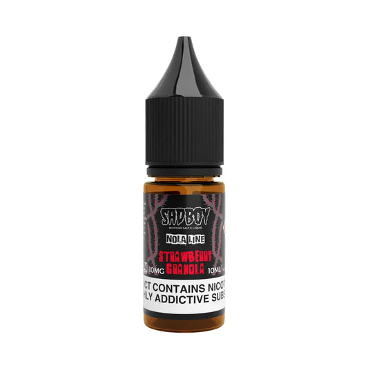 Strawberry Granola 10ml Nic Salt by Sad Boy