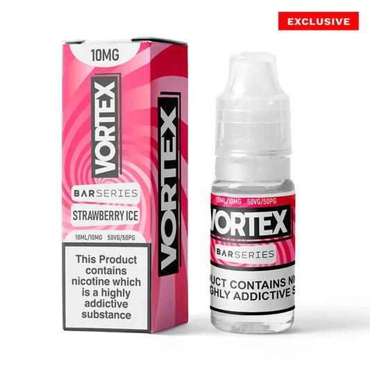 Strawberry Ice Nic Salt by Vortex Bar Series