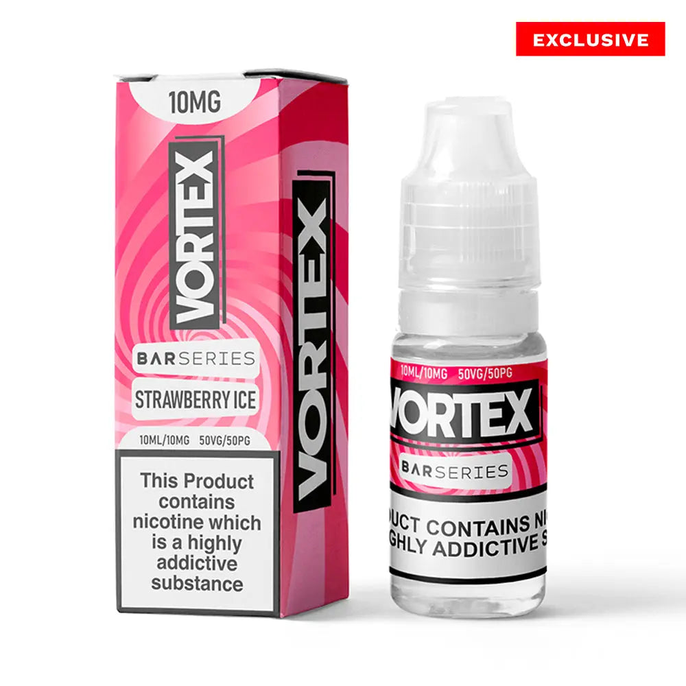 Strawberry Ice Nic Salt by Vortex Bar Series TidalVape