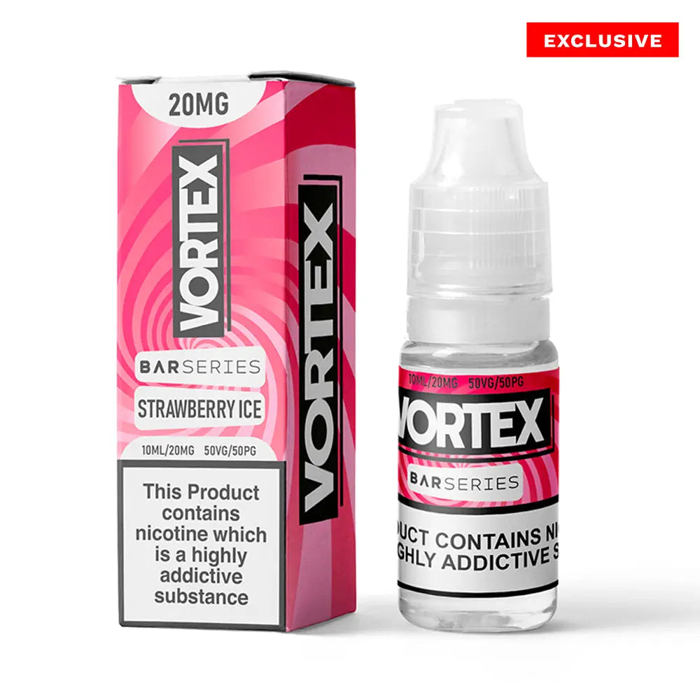 Strawberry Ice Nic Salt by Vortex Bar Series TidalVape