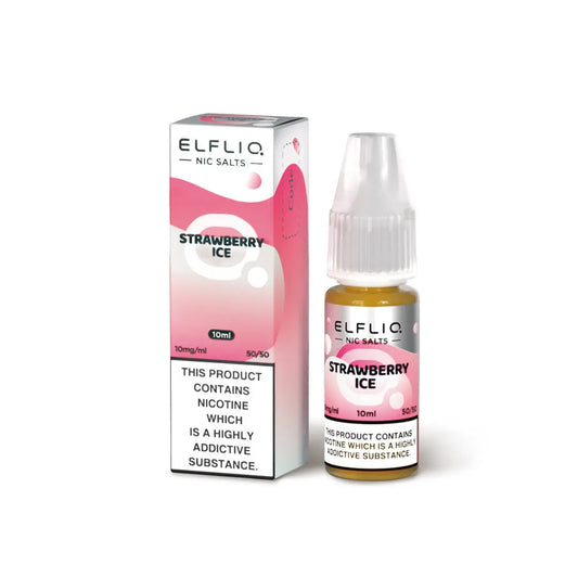 Strawberry Ice Nic salt E-liquid by Elf Bar Elfliq