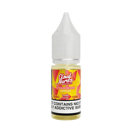 Strawberry Lemon 10ml Nic Salts by Cloud Nurdz