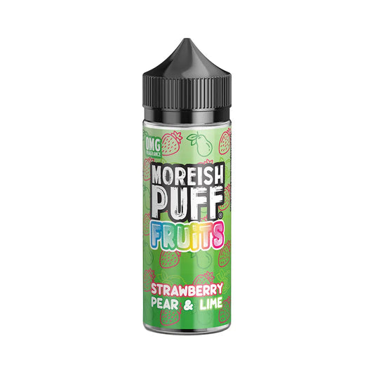 Strawberry Pear & Lime Fruits 100ml Shortfill by Moreish Puff