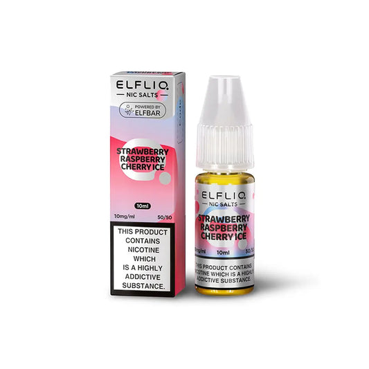 Strawberry Raspberry Cherry Ice Nic salt E-liquid by Elf Bar Elfliq