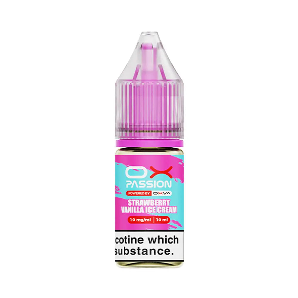 Strawberry Vanilla Ice Cream OX Passion 10ml Nic Salt by Oxva Oxva