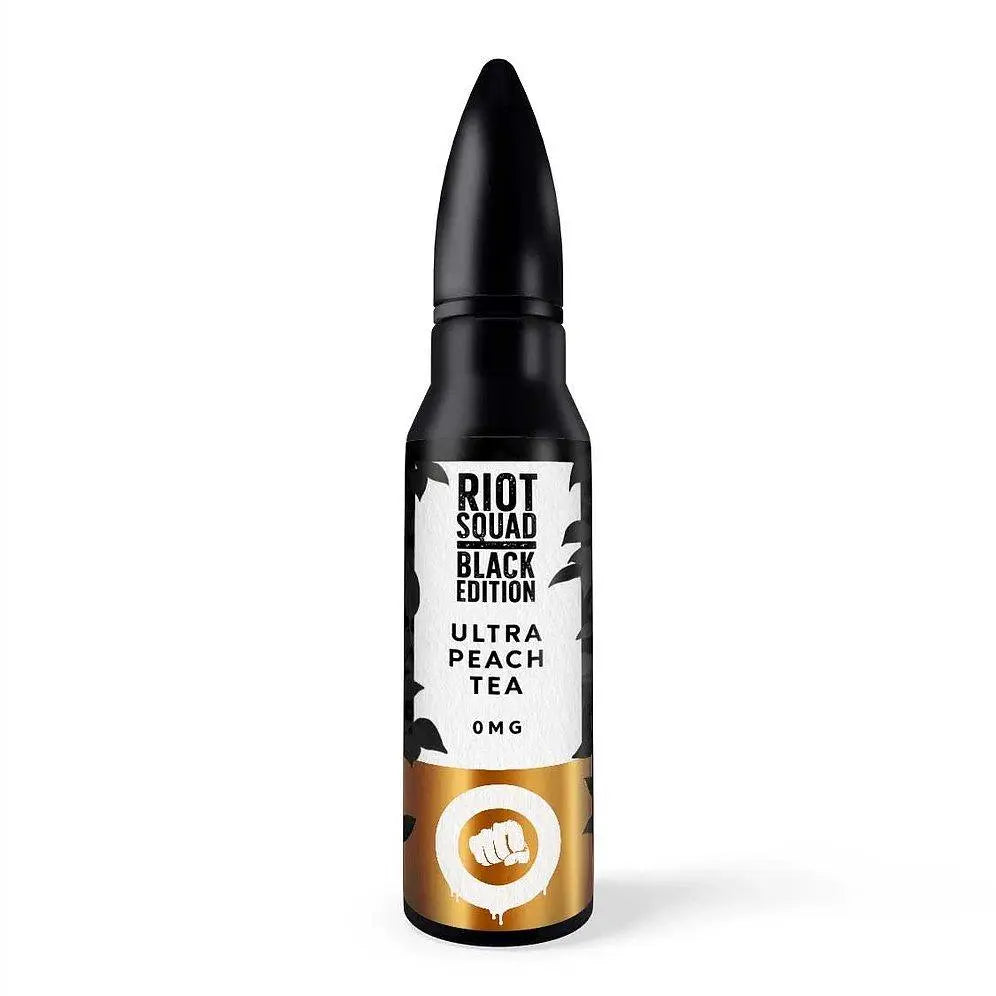 ULTRA PEACH TEA E-LIQUID BY RIOT SQUAD BLACK EDITION - TidalVape