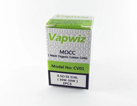 Vapwiz Mesh Organic Cotton Coils - TidalVape