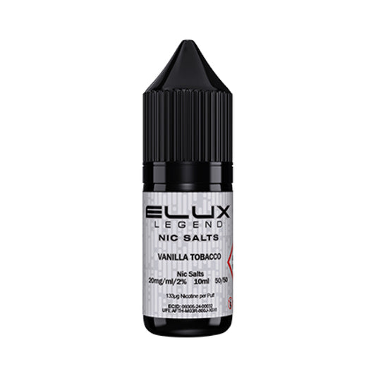 Vanilla Tobacco 10ml Nic Salt by Elux Legend