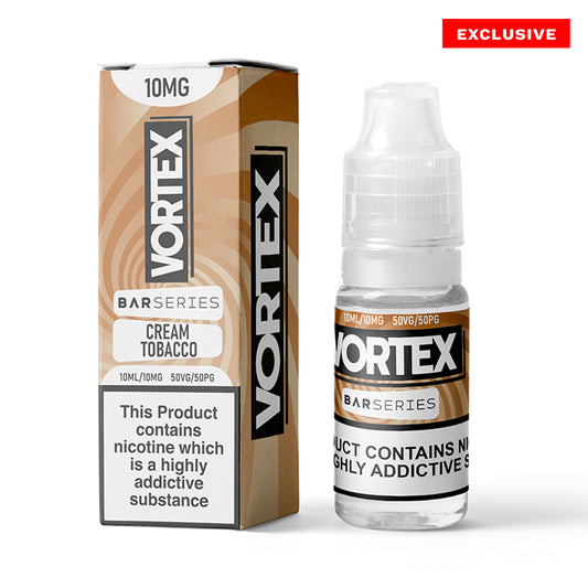 Cream Tobacco Nic Salt by Vortex Bar Series