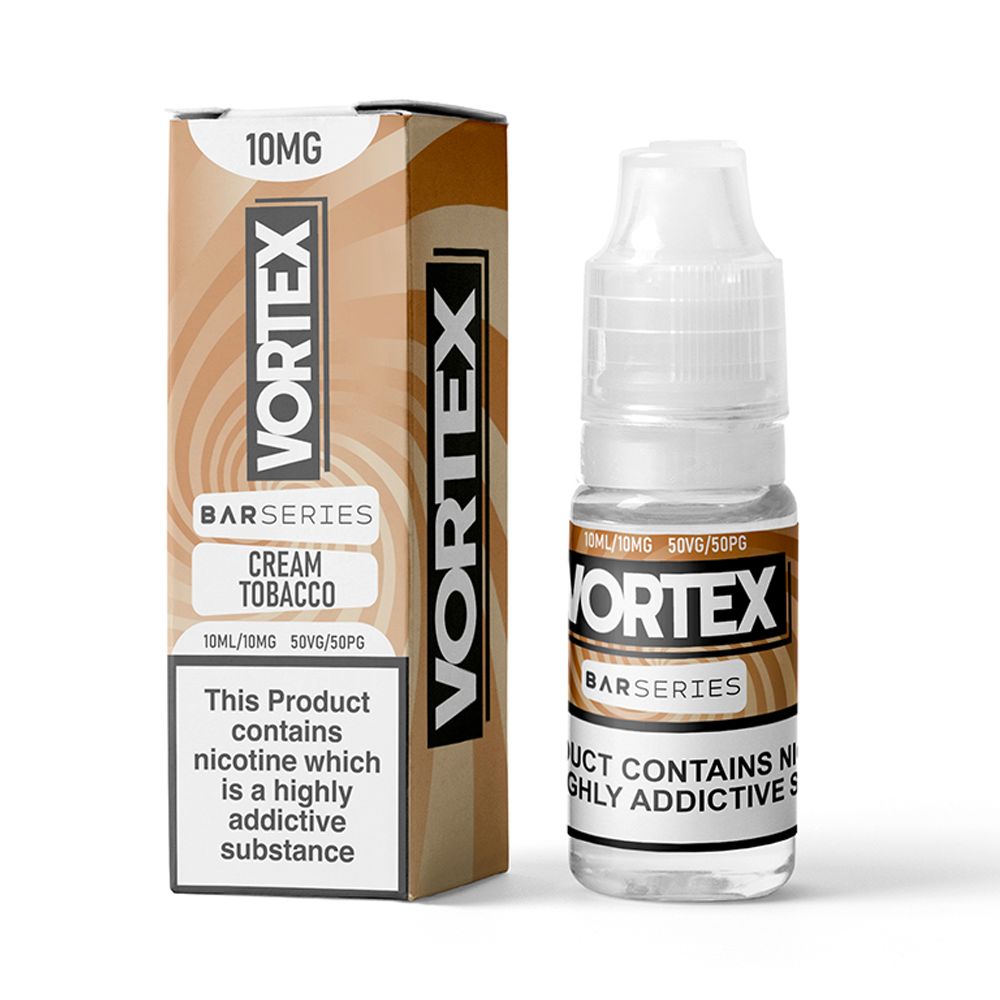 Cream Tobacco Nic Salt by Vortex Bar Series