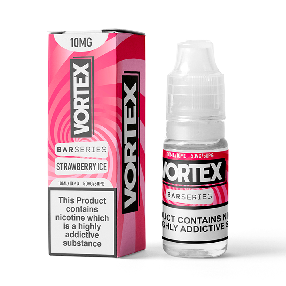 Strawberry Ice Nic Salt by Vortex Bar Series