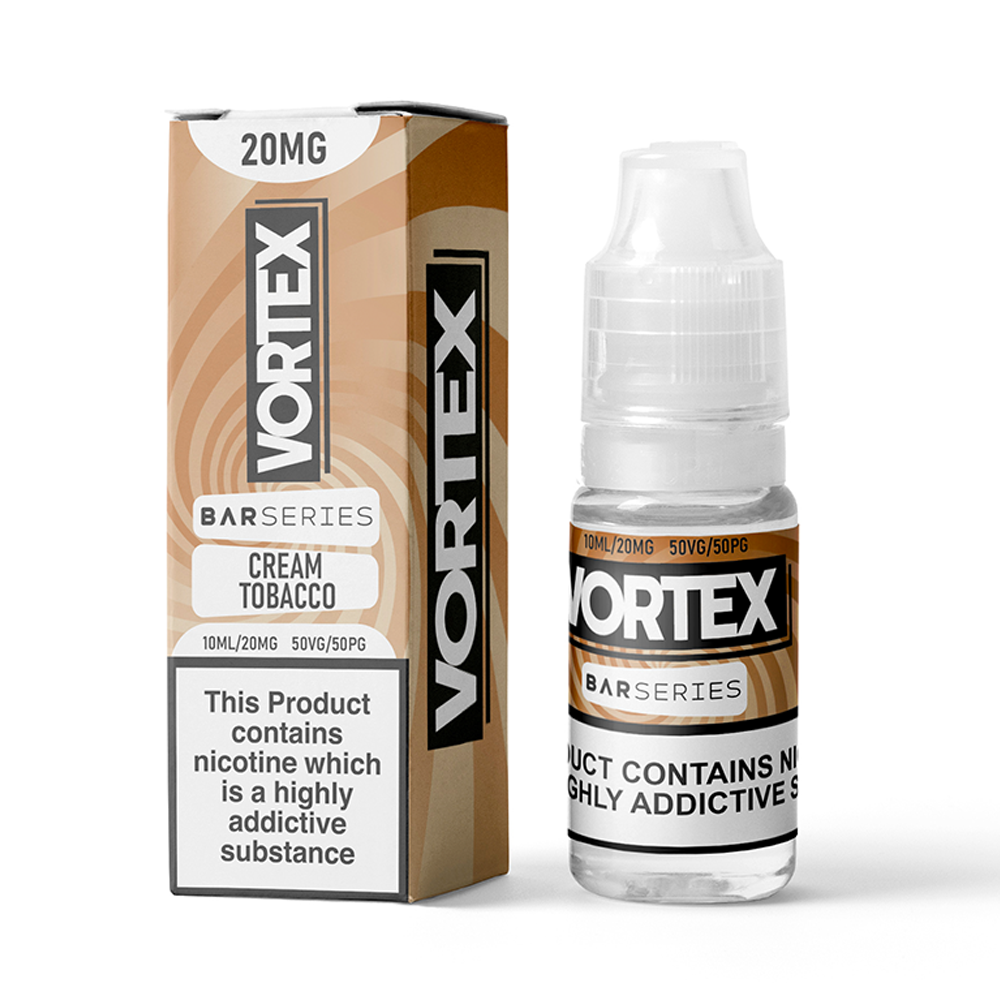 Cream Tobacco Nic Salt by Vortex Bar Series