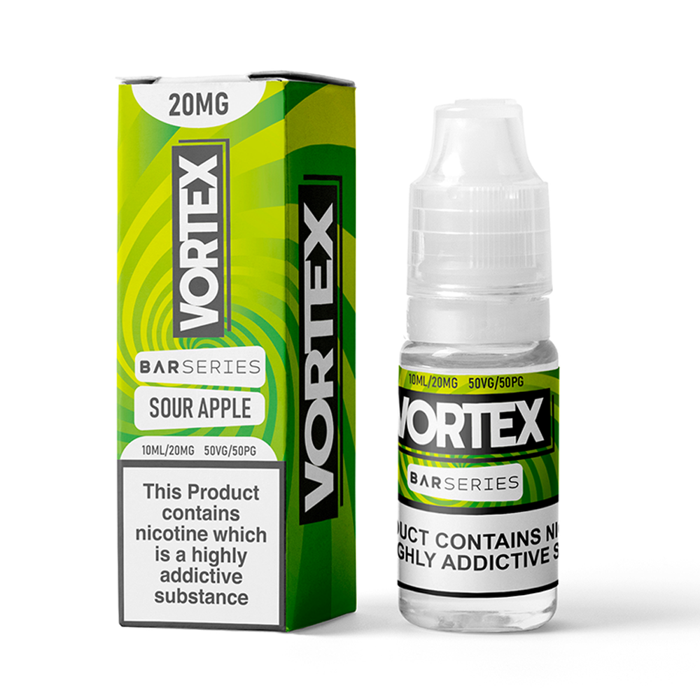 Sour Apple Nic Salt by Vortex Bar Series