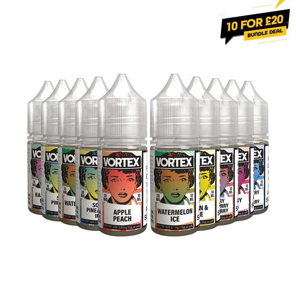 Vortex 10ml Nic Salt Bundle