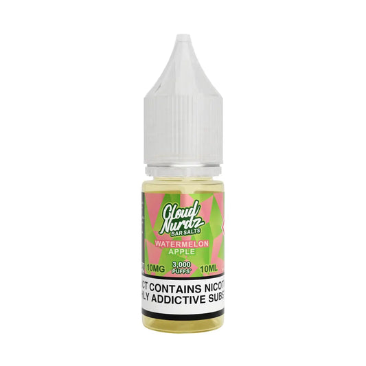 Watermelon Apple 10ml Nic Salts by Cloud Nurdz