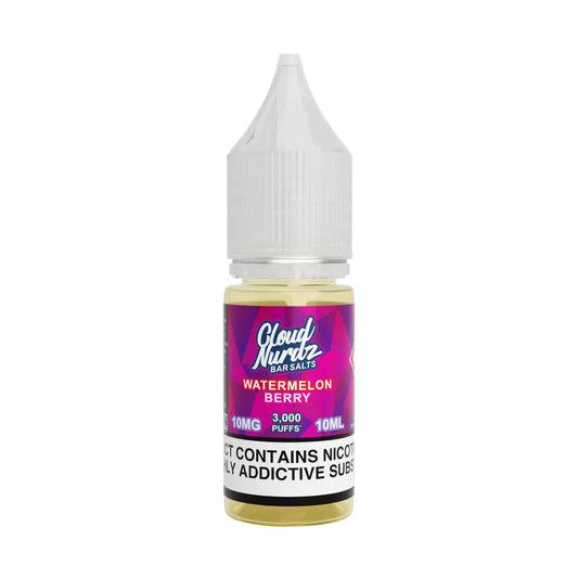 Watermelon Berry 10ml Nic Salts by Cloud Nurdz