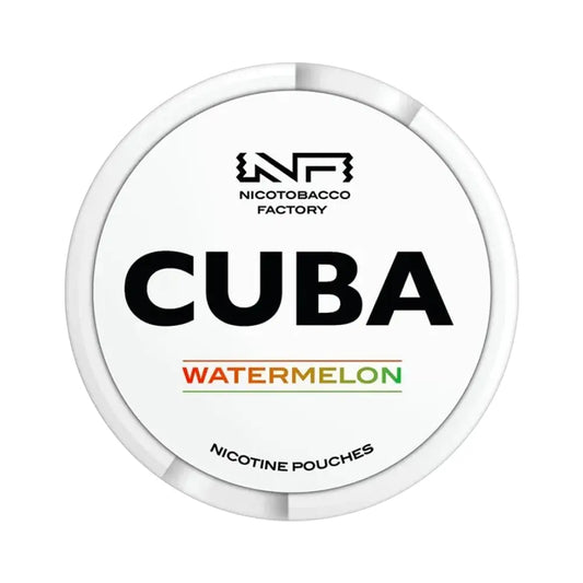 Watermelon Nicotine Pouches by Cuba White