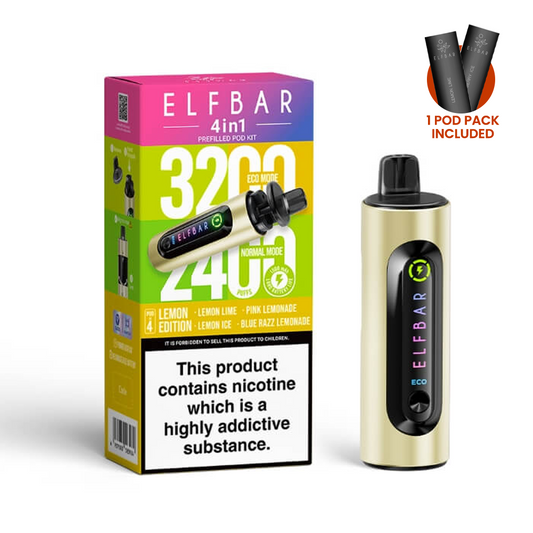 ELFBAR 4-in-1 Prefilled Vape Kit