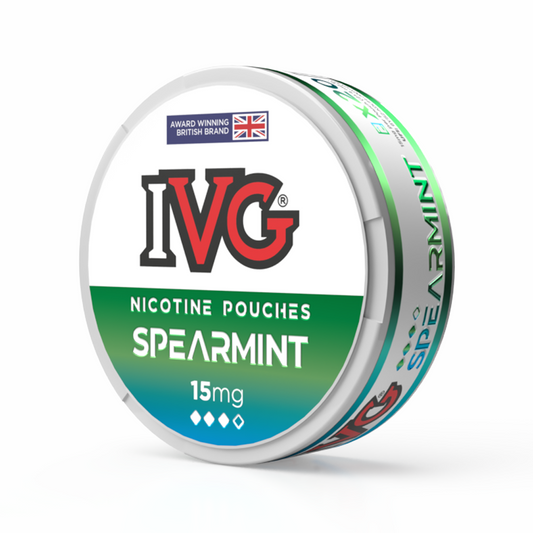 Spearmint Nicotine Pouches by IVG