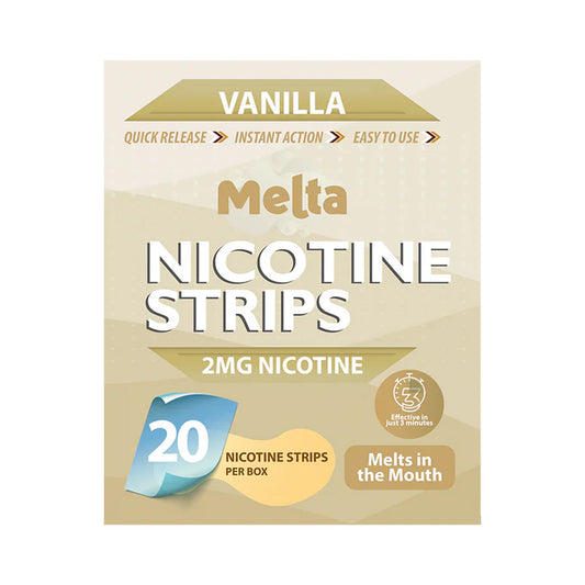 Vanilla Melta Nicotine Strips