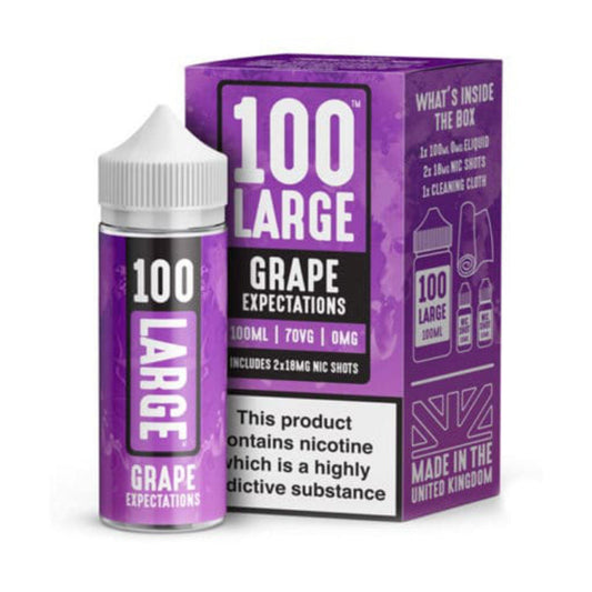 Grape Expectations E-Liquid by 100 Large 100ml 