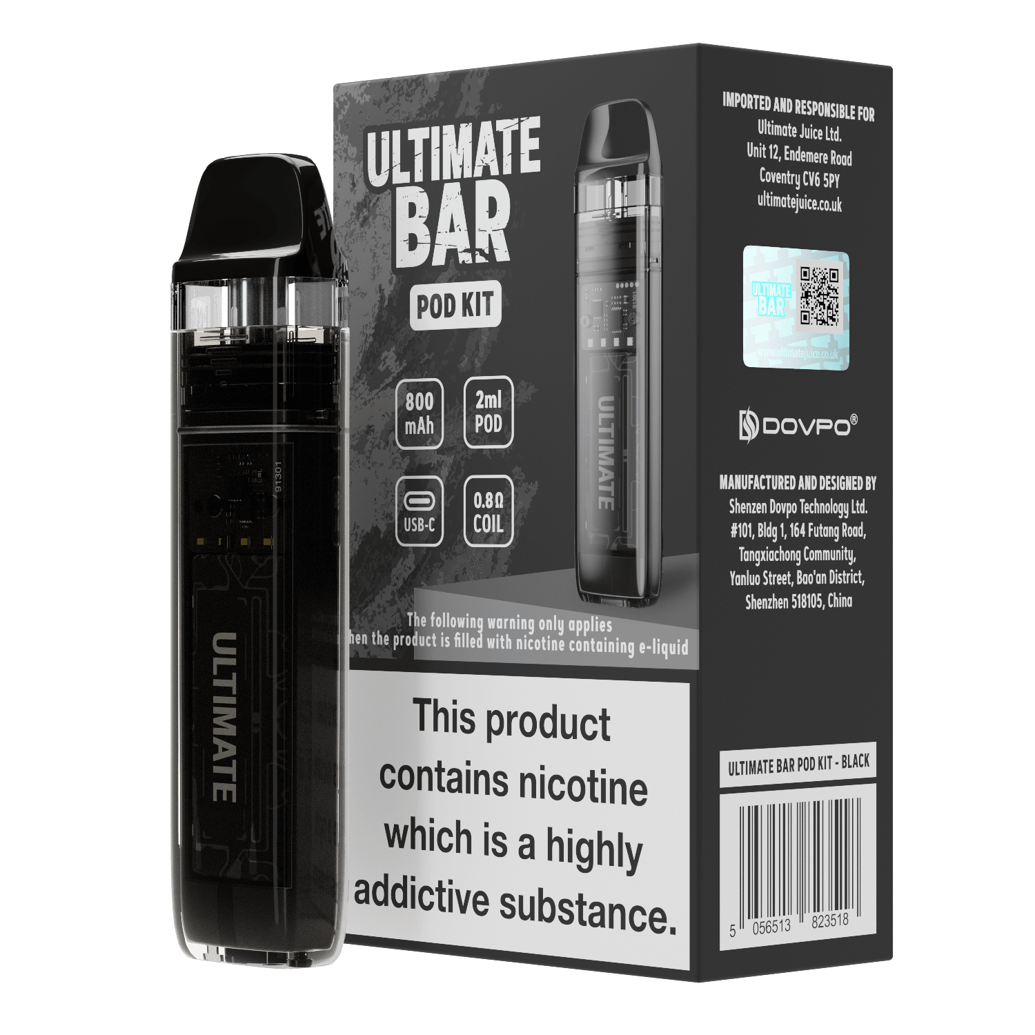 Ultimate Bar Pod Kit - black