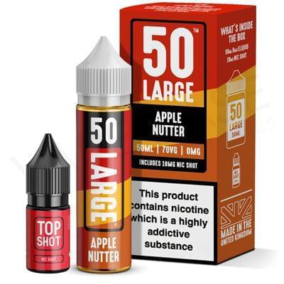 apple nutter e-liquid by 50large 50ml 