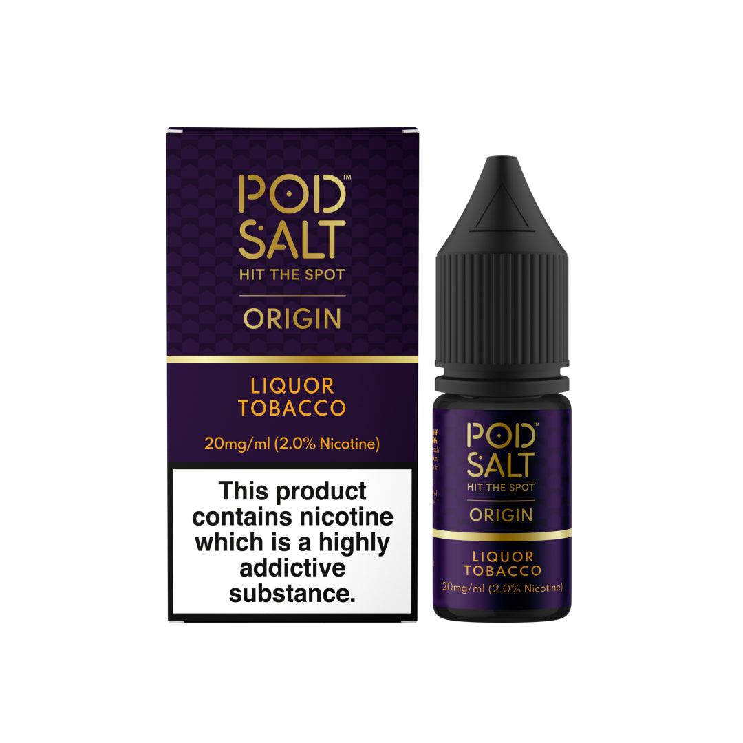 liquor tobacco pod salt origin