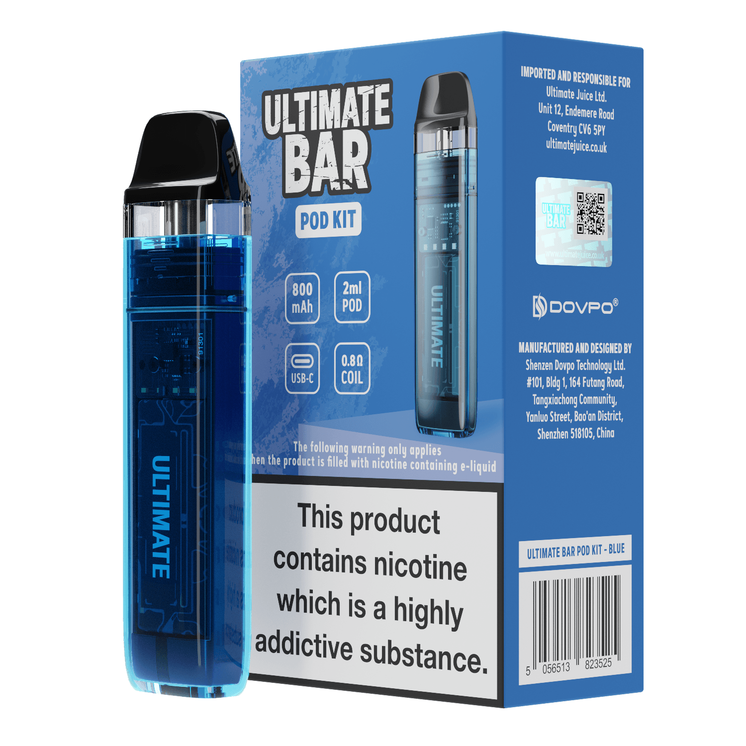 Ultimate Bar Pod Kit - blue