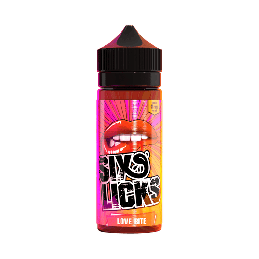 Love Bite Nic Salt E-Liquid by Six Licks Salts