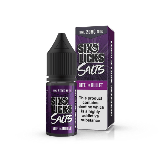 Bite The Bullet Nic Salt E-Liquid by Six Licks Salts