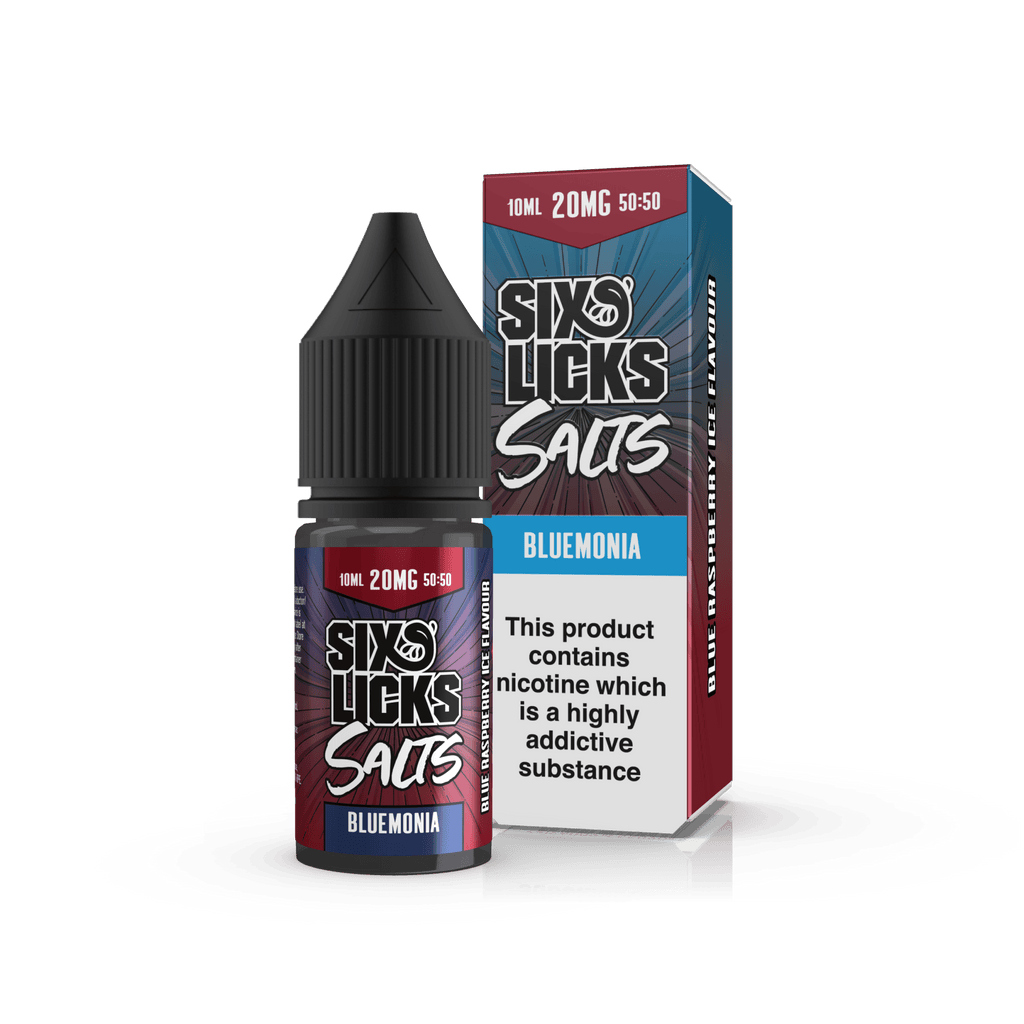 Bluemonia Nic Salt E-Liquid by Six Licks Salts